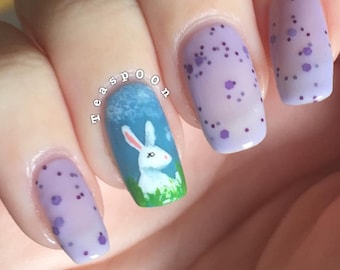 Peep Show - pastel purple glitter crelly indie nail polish