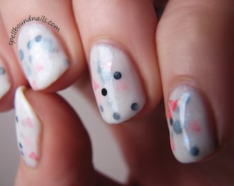 Frosty is Melting - Christmas winter snowman crelly indie nail polish