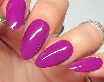 Grape Graffiti - Neon Purple Creme Nail Polish