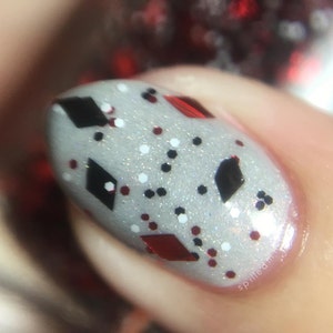 Rev Up Your Harley Custom Birthday Glitter Topper Nail Polish image 4