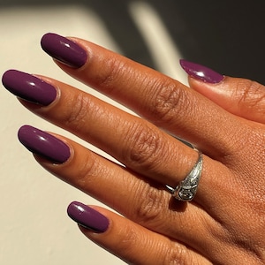 Purple Pie - rich reddish purple creme nail polish