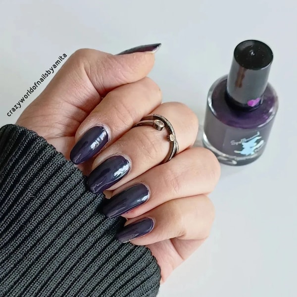 Velvet - Dark Purple Creme Nail Polish