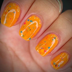 Tiger Lily - custom orange crelly nail polish