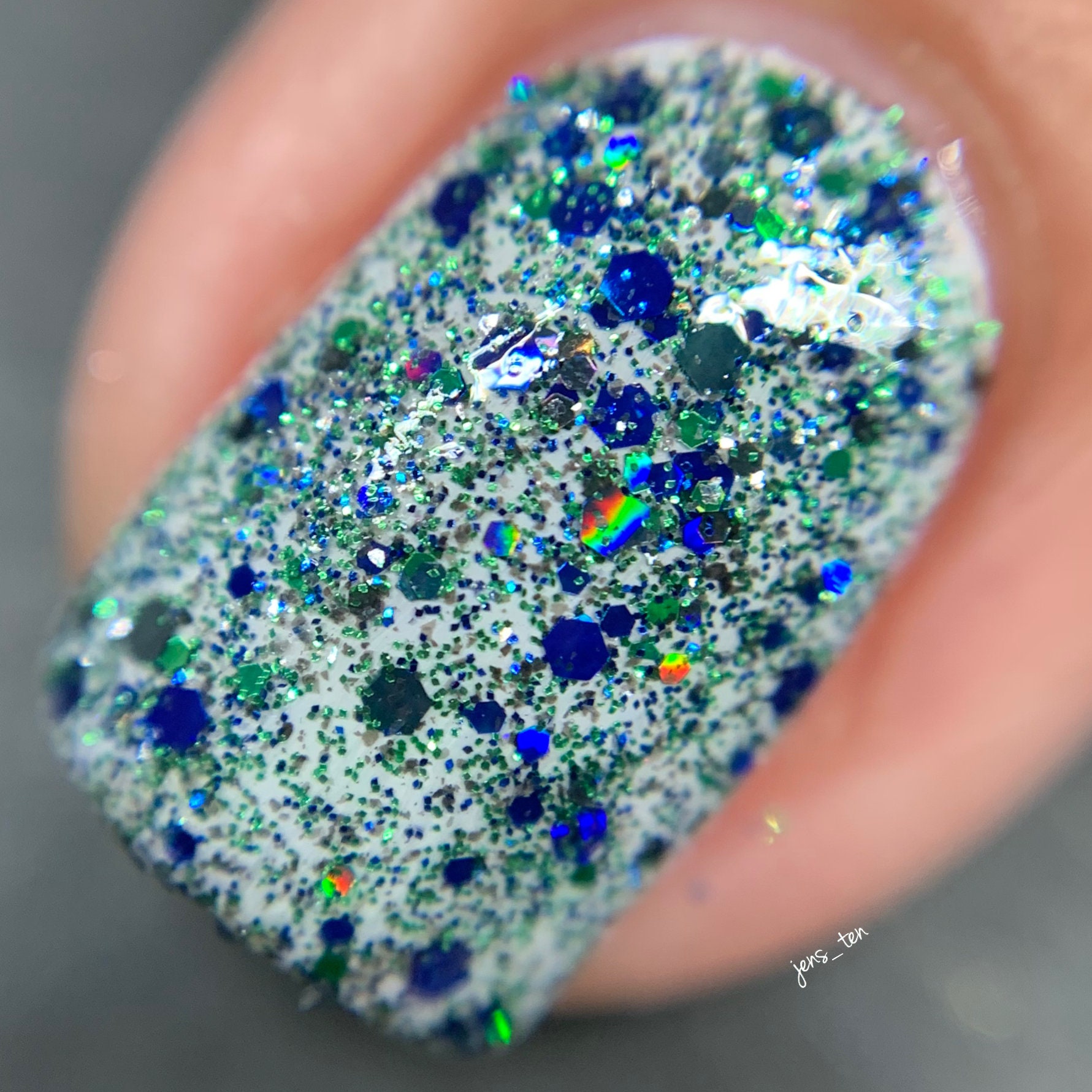 October Blues Rainbow Monthly custom handcrafted nail polish | Etsy