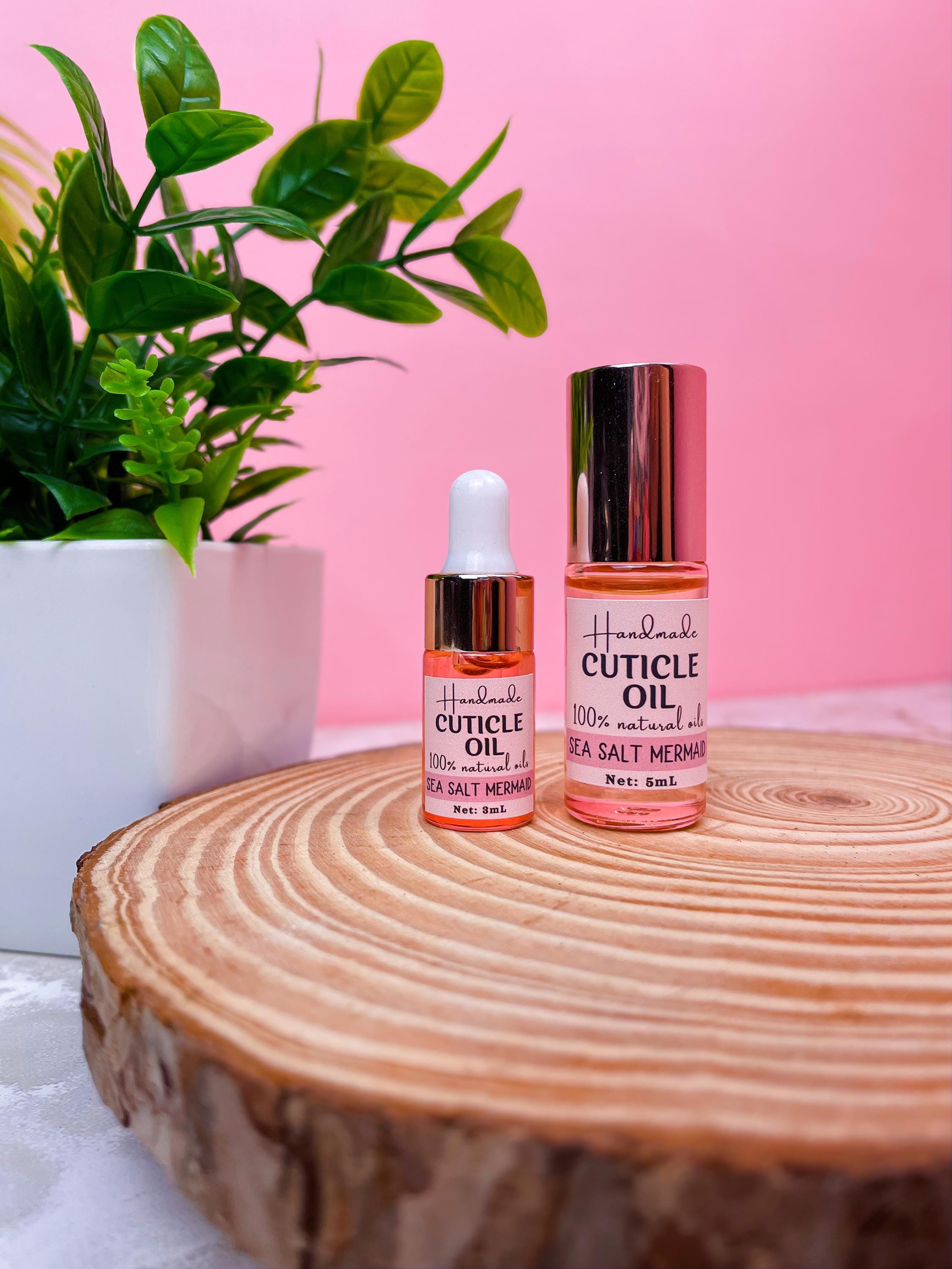 Handmade Hydrating Vegan Cuticle Oil for Dry Cuticles and Hangnails -…