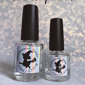 Rev Up Your Harley Custom Birthday Glitter Topper Nail Polish image 2