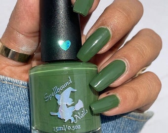 Buckingham Gardens - Green Creme Nail Polish