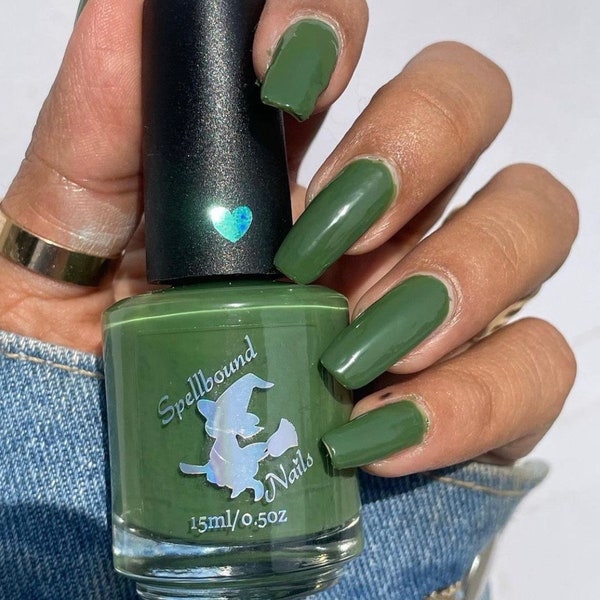 Buckingham Gardens - Green Creme Nail Polish