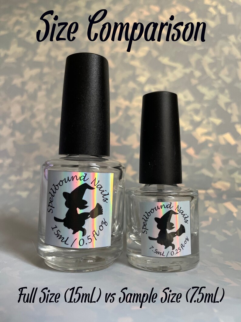 Fall Blogger Collab Collection with optional scents holographic fall custom nail polish image 5