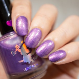 Euphoria - custom handcrafted purple nail polish