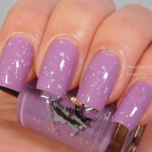 Dammit Janet - custom purple orchid lilac nail polish