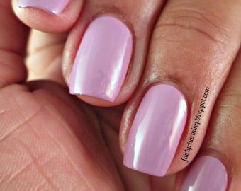 Purple pink creme indie nail polish - Spellbound Nails Caribbean Sunset