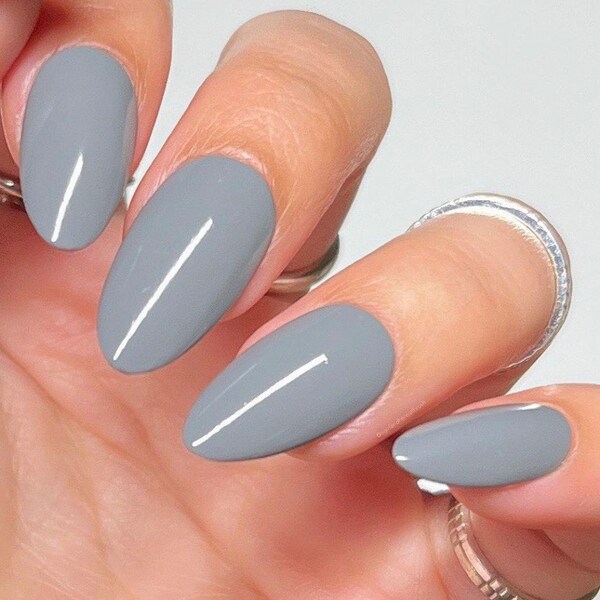 Rainstorm - Cloudy Gray Creme Nail Polish