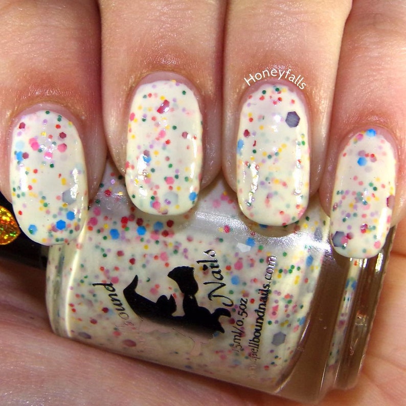 Eat, Drink, & Be Alice Duo Alice in Wonderland Eat Me Drink Me Custom Glitter Nail Polish image 5