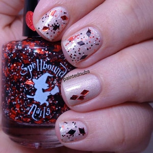 Rev Up Your Harley Custom Birthday Glitter Topper Nail Polish image 6