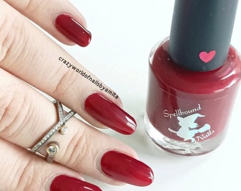 Eternal Love - Candy Red Creme Nail Polish, Classic Red Indie Polish