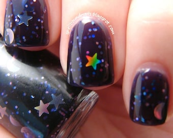 Purple jelly indie nail polish | Spellbound Nails Be-Witching