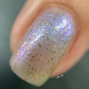 Multi-chrome sheer color shifting indie nail polish - Spellbound Nails Room of Hidden Things
