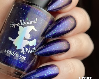Thanatos - Greek Gods and Goddesses [multi chrome nail polish with chameleon flakies glitter]