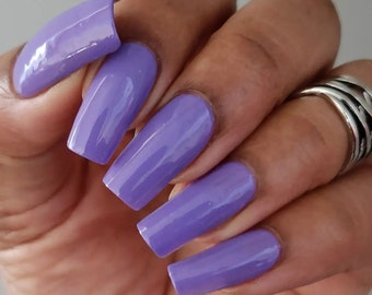 Dreamer - custom handcrafted lilac creme nail polish