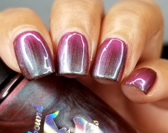 Color shifting multi-chrome indie nail polish - Spellbound Nails Hera