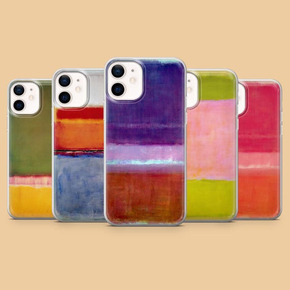 Mark Rothko Phone Case Abstract Color Block Art Cover for iPhone 17 16 15 14 13 Samsung S25Ultra S24 S23FE A54 A34 A15 A14 Pixel 9Pro 8A 7