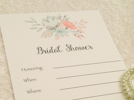 Fill-in-the-Blank Invitation Cards set of 10