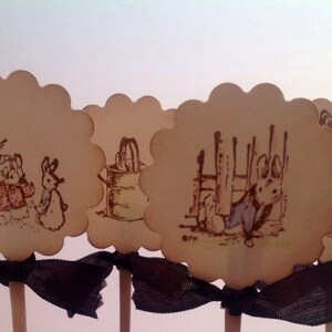 Cupcake Toppers Picks Peter Rabbit-set of 12 image 2