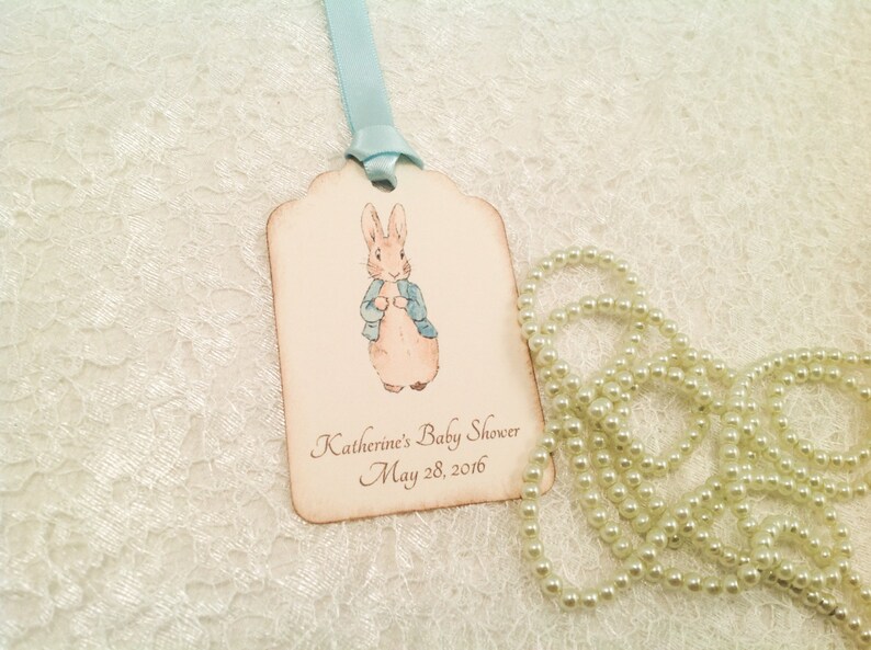 Peter Rabbit Baby Shower FavorsPeter Rabbit tagPersonalized Etsy