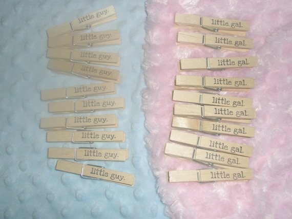 Baby Shower Clothes Pins-baby Shower Decorations-baby Favors-set of 10 -   Hong Kong