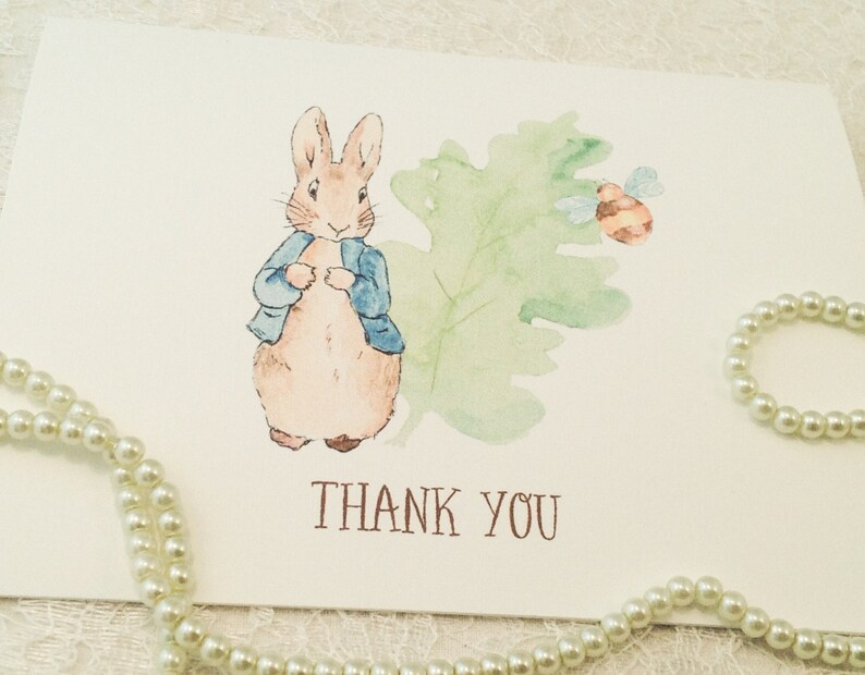 Peter Rabbit Note Cards-baby and Birthday Thank You Card and Note Card ...