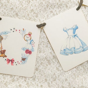 Alice in Wonderland Banner-Wonderland Banner and Signs-Onederland Decorations