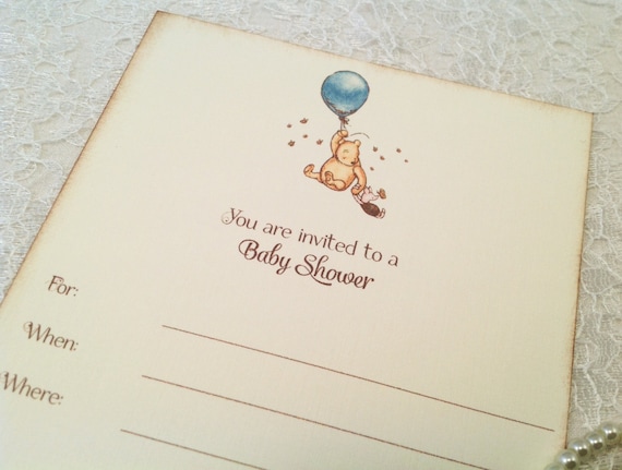 empty baby shower invitations
