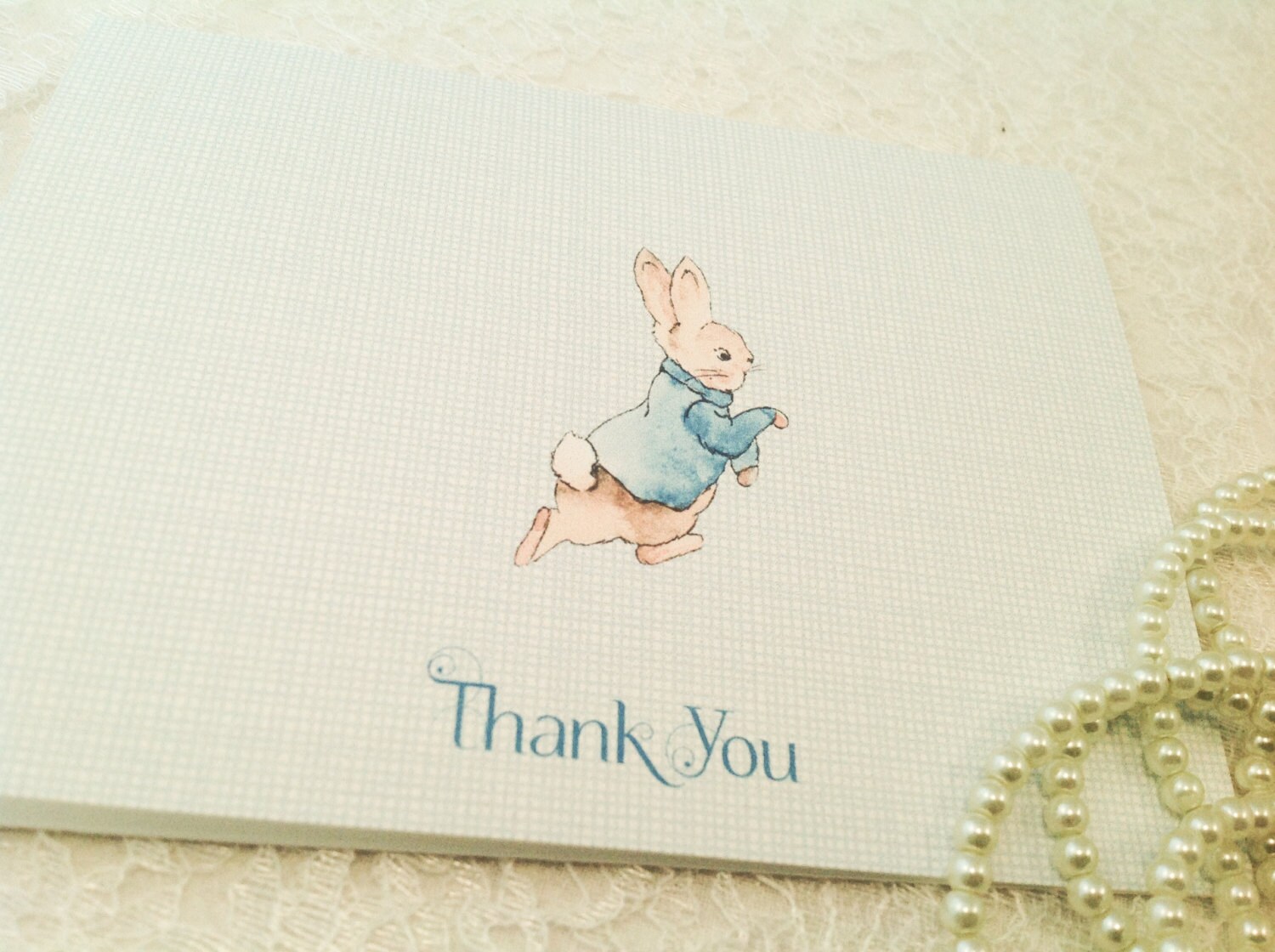 Peter Rabbit Thank You Notes Cards-baby Shower Note - Etsy UK