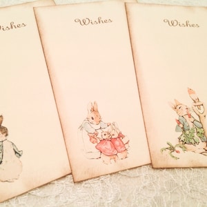 Peter Rabbit Wish Cards-Wishes for Baby Cards Tags-Set of 12