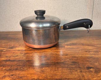 TOURNUS | Small TOURNUS Aluminum Saucepan With Red Bakelite Handle