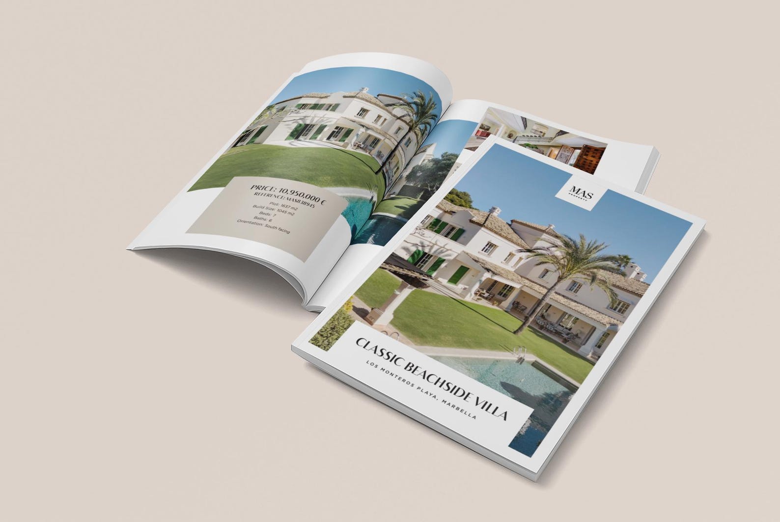 Luxury Real Estate Brochure Template – Editable Indesign, Reusable for ...