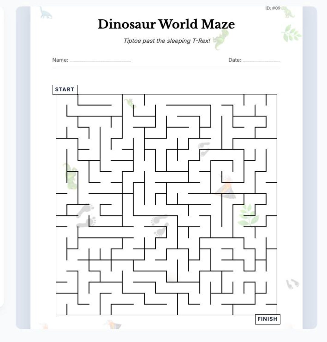 Maze Worksheet Generator Printable | Kids Maze Maker App | Classroom