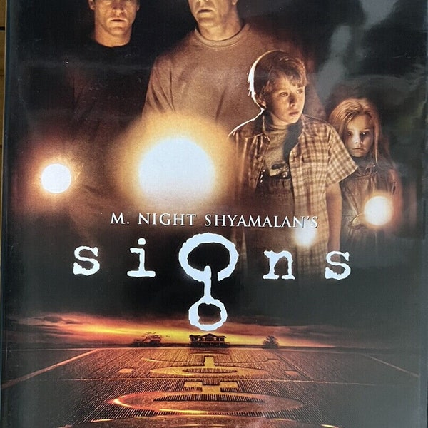 Signs (DVD, 2002) Mel Gibson Joaquin Phoenix Like New