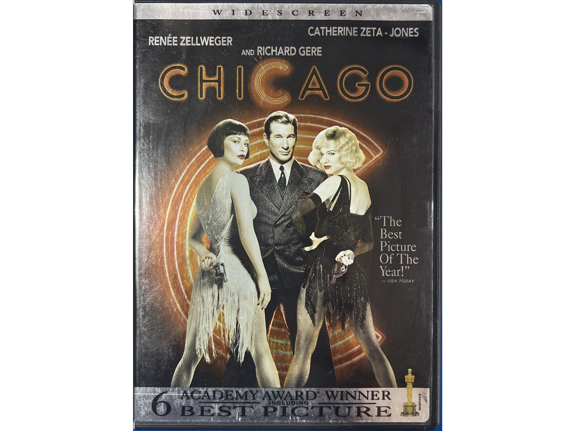 Chicago (DVD, 2003, Widescreen) Richard Gere, Renee