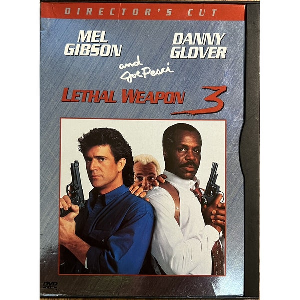 Lethal Weapon 3 (DVD, 2000, Directors Cut) Mel Gibson, Danny Glover, Joe Pesci