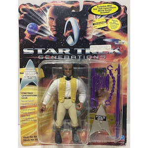 Star Trek Generations Lt. Commander Worf 19th Century Playmates Action Figure
