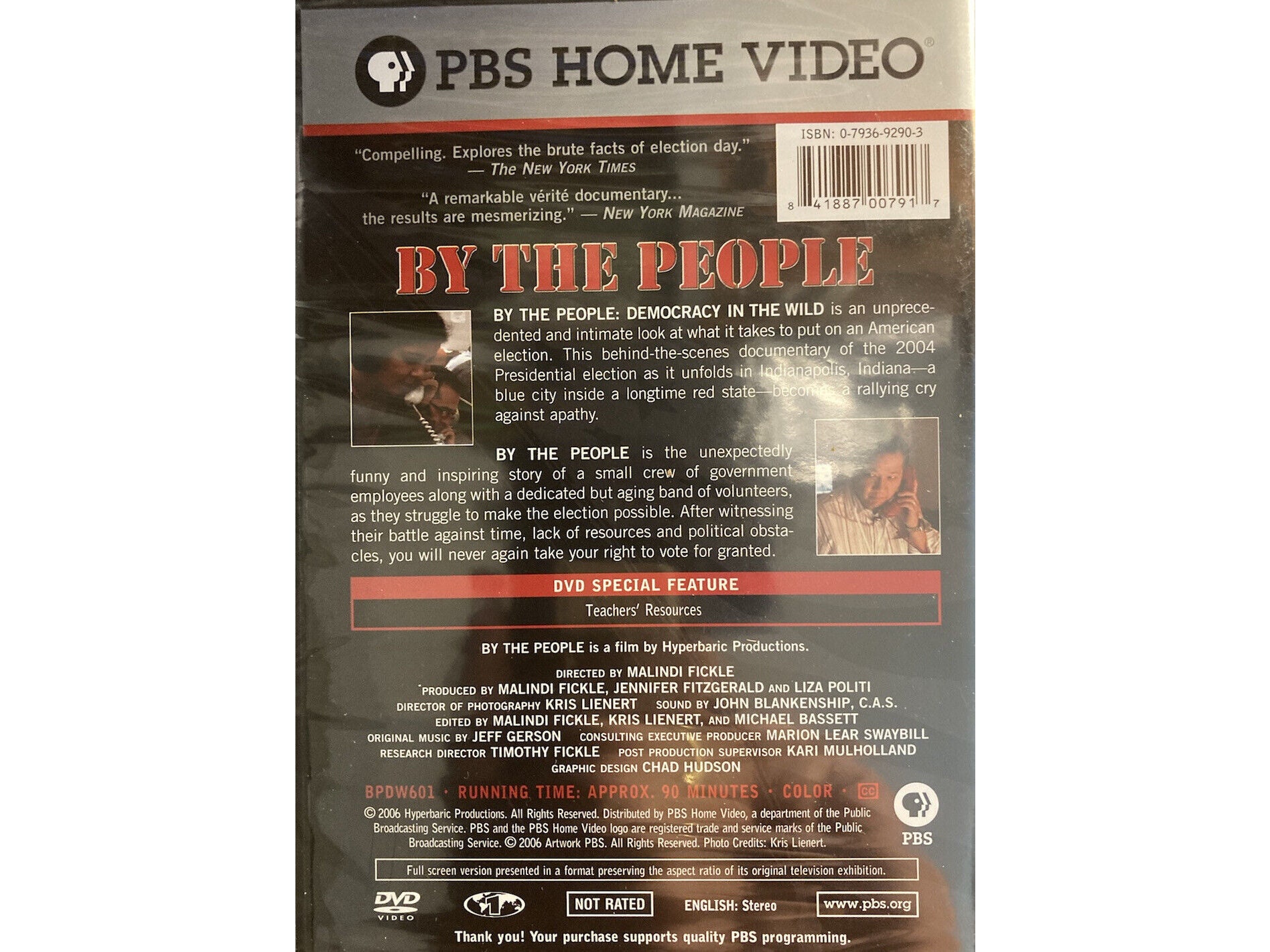By the People - Democracy in the Wild (DVD,2006) 2004