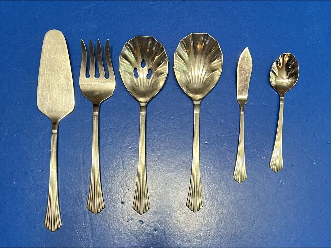 6 Piece Retroneu Hermes Hostess Set 18-8 Stainless Steel Korea - Etsy