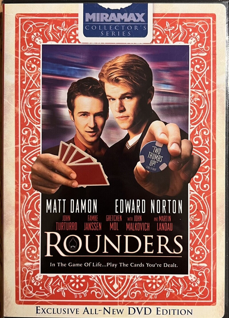 Rounders collectors Series Exclusive All-new DVD Edition - Etsy