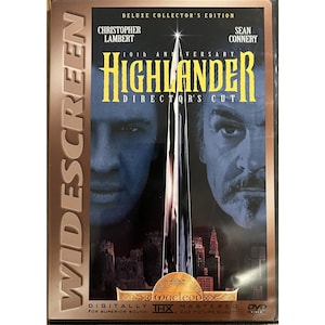 Highlander (DVD, 1997, Deluxe Collector&#39;s Ed.) Christopher Lambert, Sean Connery