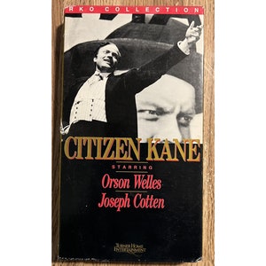 Citizen Kane 1941 (VHS, 1988) RKO Collection, Orson Welles, Agnes Moorehead
