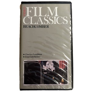The Beachcomber (VHS, 1984, 1938 Film) Charles Laughton, Elsa Lanchester RARE