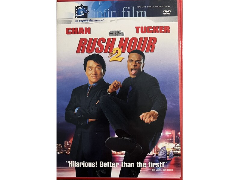 Rush Hour 2 (DVD, 2001) Jackie Chan & Chris Tucker Like New - Etsy