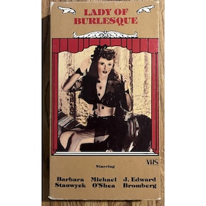 Lady of Burlesque (VHS, 1984) Film del 1943, Barbara Stanwyck, Michael O&#39;Shea